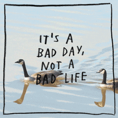 Это плохой день, но не плохая жизнь!